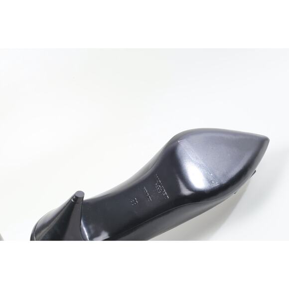 Saint Laurent YSL Anais Black Leather Bow Pumps Heels Women's EU 38 Designer - Picture 12 of 16
